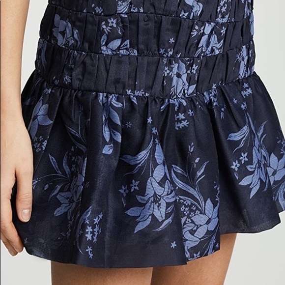 Keepsake Stand Tall Skirt in Blue Floral - Picture 8 of 10